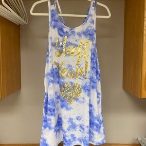 Shell Yeah! Tie-Dye Swim Coverup